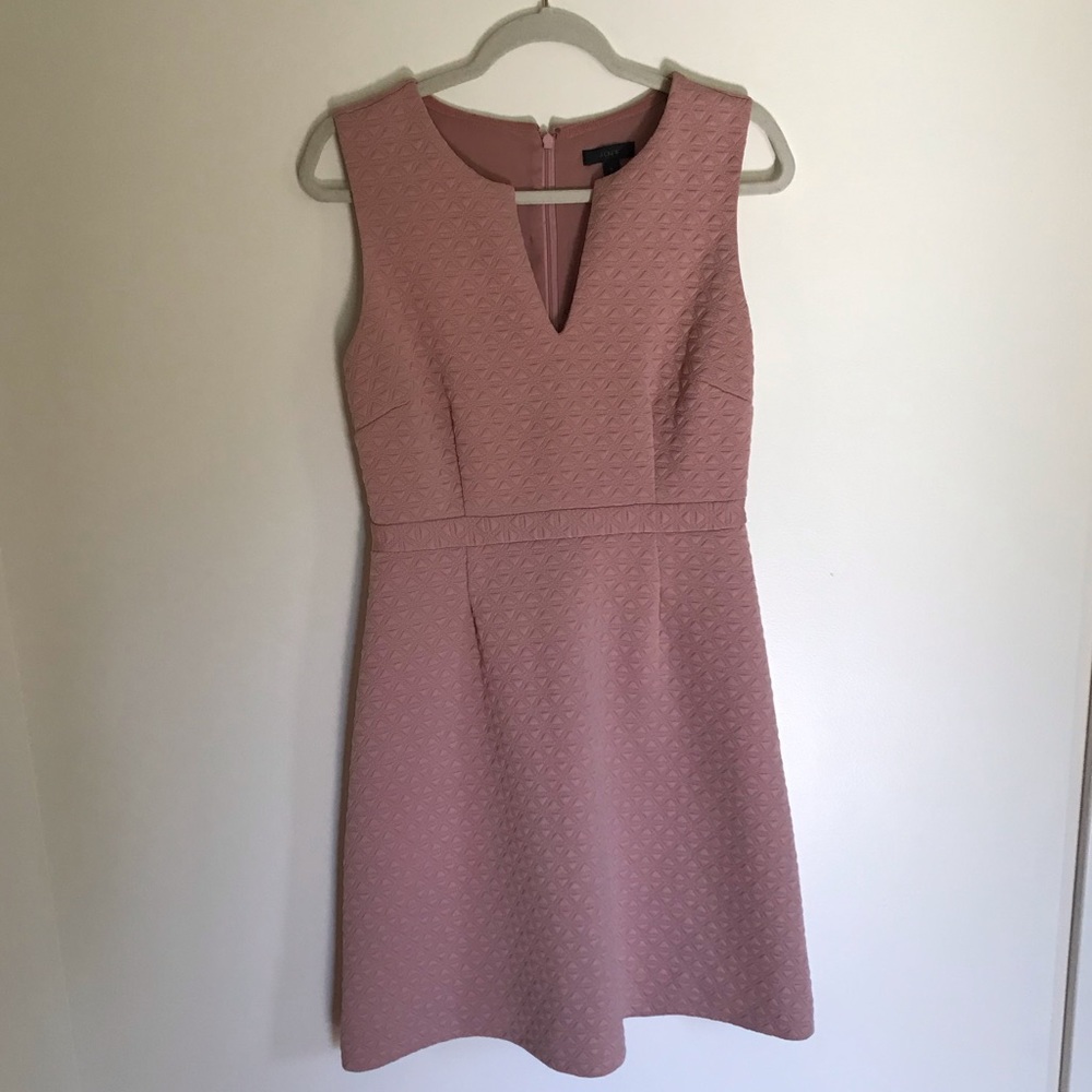 J. Crew Light Pink Mauve Shift Dress Size 6